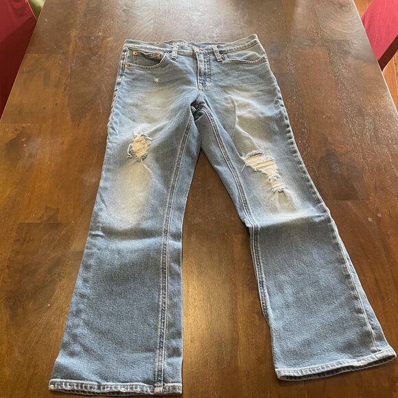 J Crew Demi Boot Crop DIstressed Jeans - Picture 1 of 1
